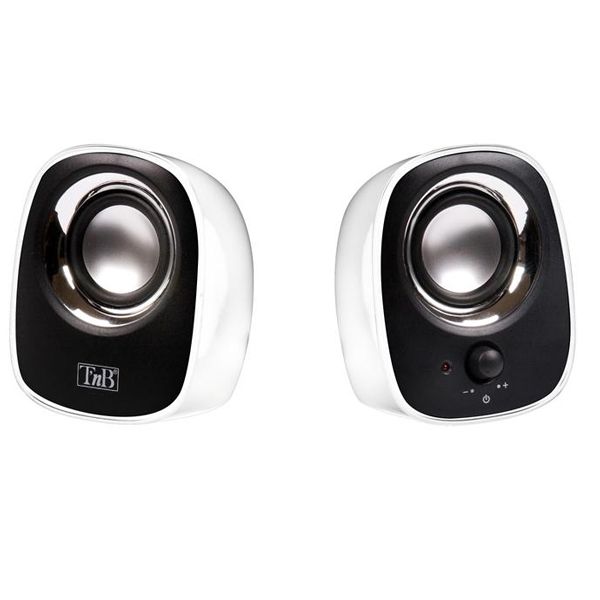 Caixa de Som 2.0 TNB HPMX20WH, Potência de 2 X 1W RMS