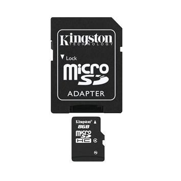Memória Kingston 8GB microSD c/ Adaptador PROMOÇÃO !!
