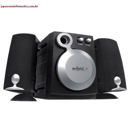 Mini Subwoofer Preto 4W 110V - Bright 0048