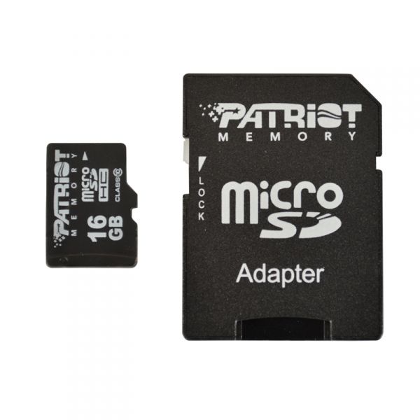 Cartão de Memória Patriot PSF16GMCSDHC10, Capacidade de 16GB
