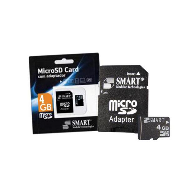 CARTAO MICRO SD + ADAP 4GB FLHRAG04GEC0A-AR